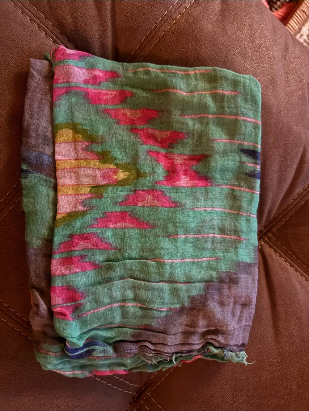 12 scarfs. All different styles and colors. Selling in a lot. All for